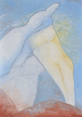 VNITŘNÍ SVĚTLO, 2020,100x70, OLEJ, LEPENKA